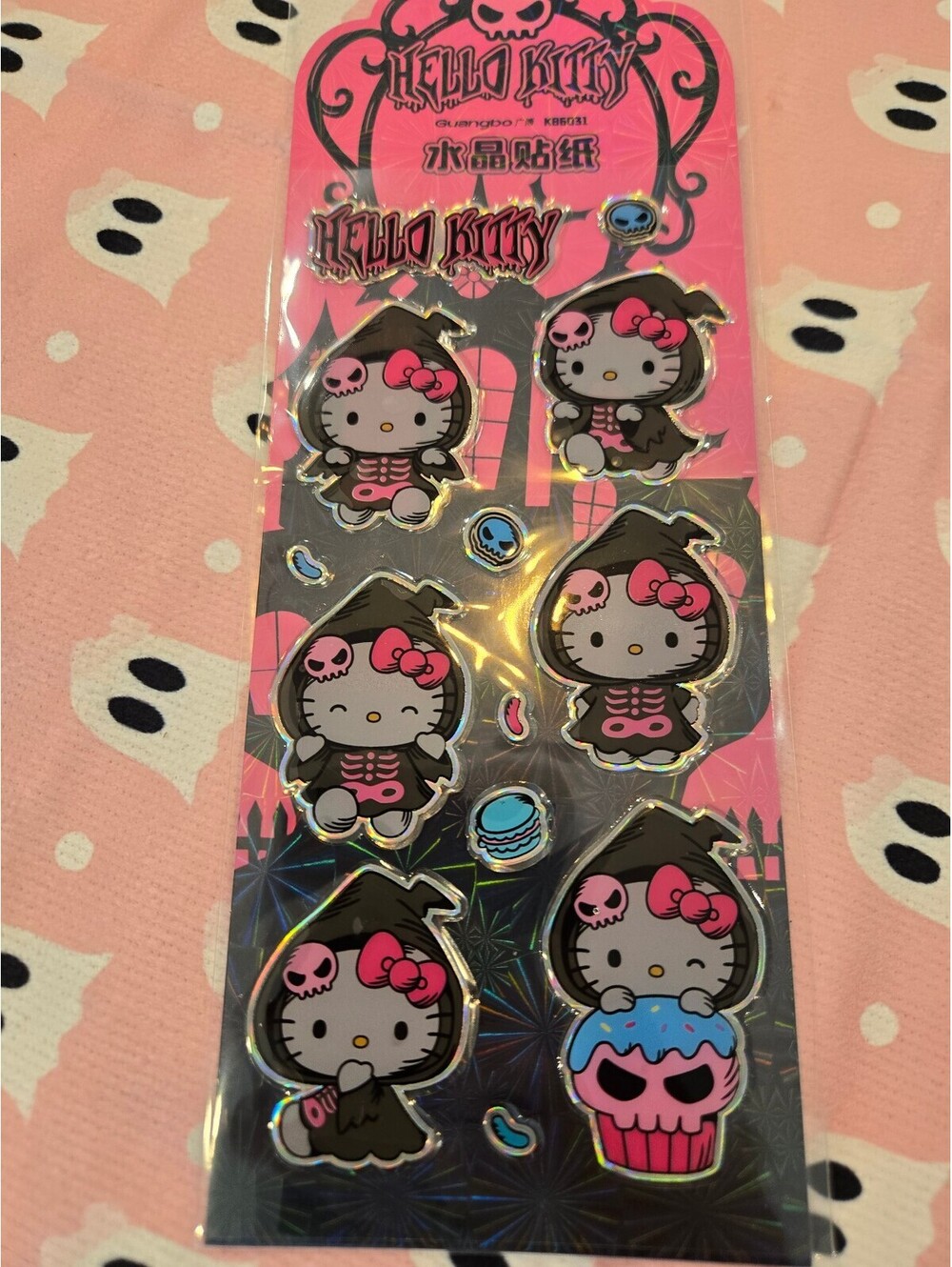 Hello Kitty Halloween sticker sheet
